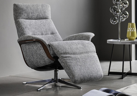 G Plan Fabric Swivel Chairs