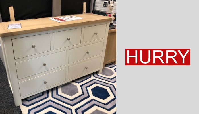 3 Drawer Over 4 Drawer Chest