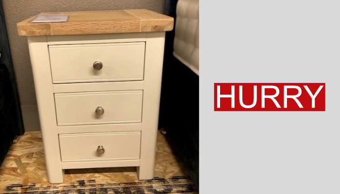 3 Drawer Bedside Cabinet