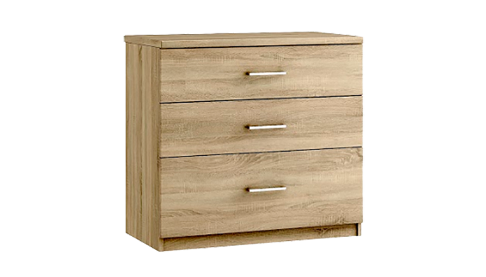 3 Drawer Chest (With 1 Deep Drawer)